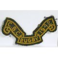 CBC Rugby 1942 and 1943 patches - A treasure!! Bid now!!