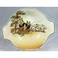 Royal Doulton - Old English Coaching Scenes - 2 Handle Compote D6393 - Stunning! - Bid Now!!!