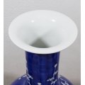 Very Large - Blue & White Vase - Stunning! - Bid Now!!!