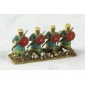 Lead Figurines - 4 Arabian Foot Soldiers - Gorgeous! Bid Now!