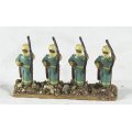 Lead Figurines - 4 Arabian Archers - Gorgeous! Bid Now!