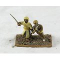 Lead Figurine - Pair of Eastern Foot Soldiers - Gorgeous! Bid Now!