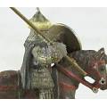 Lead Figurine - Eastern Horseback Warrior - Beautiful! Bid Now!