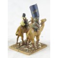 Lead Figurine - Pair of Arabian Camelback Warriors - Beautiful! Bid Now!