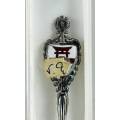 Souvenir Spoon - Kyoto - Nickel Silver - Beautiful! - Bid Now!!!