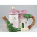 Large Character Tea Pot - House Shaped - Gorgeous! - Bid Now!!!