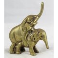 Brass - Mating Elephants - Beautiful! - Bid Now!!!