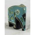 Carved & Painted - Elephant - Beautiful! - Bid Now!!!