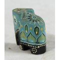 Carved & Painted - Elephant - Beautiful! - Bid Now!!!