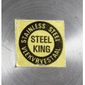 Round Tray - Steel King - Beautiful! - Bid Now!!!