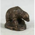 Solid Brass - Miniature Ornament - Bear - Beautiful! - Bid Now!!!