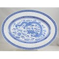 Chinese Porcelain - Platter Dish - Dragon Motif - Beautiful! - Bid Now!!!