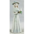 Young Lady Carrying Flowers - Beautiful! - Bid Now!!!