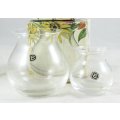 Glass - Small Vases - Set of 2 - Beautiful! - Bid Now!!!