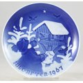 Copenhagen - Porcelain Wall Plate - Fungfenes 1967 - Beautiful! - Bid Now!!