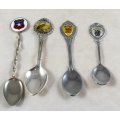 Miniature Souvenir Spoons - Set of 4 - Beautiful! - Bid Now!!!
