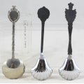 Souvenir Sugar Spoons - Set of 3 - Beautiful! - Bid Now!!!