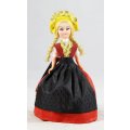Girl With Braids in Traditional Dress - Doll - Gorgeous! - Bid Now!!!