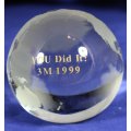 Paper weight - You did it! - World map - Bid Now!