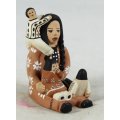 Seated Red Indian - Ceramic - Gorgeous! - Bid Now!!!