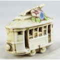 Small Porcelain - Tram Car - Gorgeous! - Bid Now!!!
