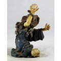 Witch Figurine - Casting The Crystal Ball - Gorgeous! - Bid Now!!!