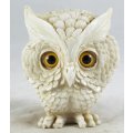 Wise Owl - White - Molded - Gorgeous! - Bid Now!!!