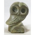 Molded Green Owl - Gorgeous! - Bid Now!!!