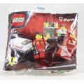 Ferrari Pit Crew - Lego Shell V-Power - Polybag #30196 - Bid now!!