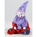 Baby Clown - Dressed in Red and Purple - Gorgeous! - Bid Now!!!