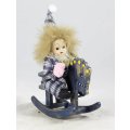 Baby Clown on Rocking Horse - Gorgeous! - Bid Now!!!