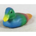 Miniature Duck - Rainbow Coloured - Gorgeous! - Bid Now!!!