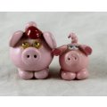 Miniature Pink Pigs - Pair - Gorgeous! - Bid Now!!!