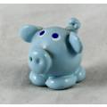 Miniature Blue Pig - Gorgeous! - Bid Now!!!