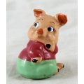 Little Pig in Red & Green - Gorgeous! - Bid Now!!!
