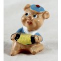 Small Pig Playing An Accordion - Gorgeous! - Bid Now!!!