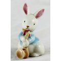 Little White Rabbit Playing Saxophone - Gorgeous! - Bid Now!!!