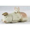 Ceramic Mom and Baby Pig - Gorgeous! - Bid Now!!!
