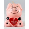 Pig Candle - Ek Het Jou Lief - Gorgeous! - Bid Now!!!