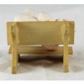 Quirky Pig Laying on Bench - Gorgeous! - Bid Now!!!