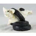 White & Black Pig - Playing with Tires - Gorgeous! - Bid Now!!!