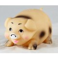 Peach Pig with Black Spots - Money Bank - Gorgeous! - Bid Now!!!