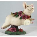 Character Collectibles - Leaping Pig - Gorgeous! - Bid Now!!!