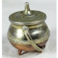 Miniature Plated - 3 Legged Pot - Gorgeous! - Bid Now!!!