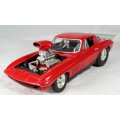 Hot Wheels - Pro Street Corvette - 1:18 Scale Model - Bid Now!!
