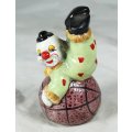 Clown Laying on Ball - Gorgeous! - Bid Now!!!