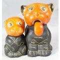 Character Salt & Pepper Set - Leopards - Beautiful! - Bid Now!!!