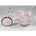 Character Salt & Pepper Set - Pink Bicycle - Beautiful! - Bid Now!!!