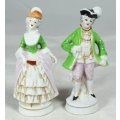 Character Salt & Pepper Set - Victorian Couple - Beautiful! - Bid Now!!!