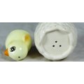 Character Salt & Pepper Set - Chicken & Egg - Beautiful! - Bid Now!!!